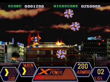 70s Robot Anime - Geppy-X - The Super Boosted Armor (JP) screen shot game playing
